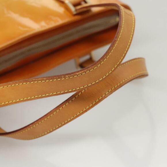 LOUIS VUITTON Monogram Vernis Houston Hand Bag Beige M91004 - Picture 7 of 13